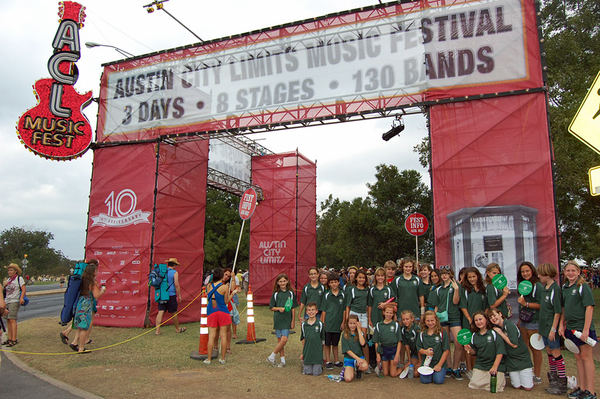 Photo credit: Antoinette Perez Barton Hills Choir at the 2011 Austin City Limits Music Festival