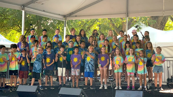Photo: Jennifer Eshelman Barton Hills Choir performing at the 2019 Austin City Limits Music Festival